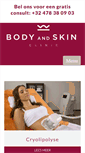 Mobile Screenshot of body-skin-clinic.be